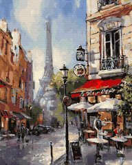 279 грн  Живопис за номерами BK-GX31903 Картина для малювання за номерами Парижзькі провулкі