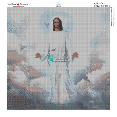 1 200 грн  Алмазная мозаика КДИ-1042 Набор алмазной вышивки Иисус Христос-5