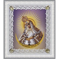 242 грн   Р-374 Икона Божьей Матери Остробрамская Набор для вышивки бисером