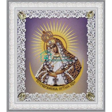 242 грн   Р-374 Ікона Божої Матері Остробрамська Набір для вишивки бісером