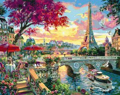 329 грн  Живопись по номерам BK-GX35814 Набор для рисования картины по номерам Великолепный Париж