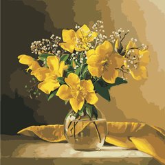 319 грн  Живопис за номерами AS0953 Набір для малювання по номерам Яскраво - жовті квіти