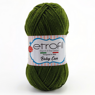 72 грн  Пряжа Пряжа ETROFIL BABY CAN, хакі 80048