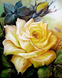 КДИ-1542 Набор алмазной вышивки Желтая роза