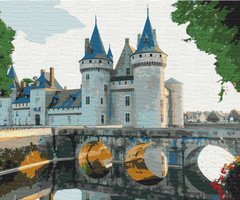 329 грн  Живопись по номерам BS51612 Раскраски по номерам Замок Сюлли-сюр-Луар 40 х 50 см