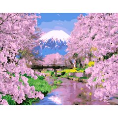 395 грн  Живопись по номерам Набір для розпису по номерах Весна в Японії , 40х50 см SY6605
