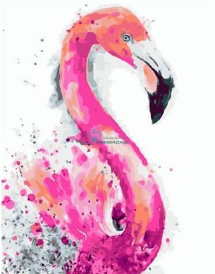 279 грн  Живопись по номерам BK-GX26707 Набор для рисования по номерам Радужный фламинго
