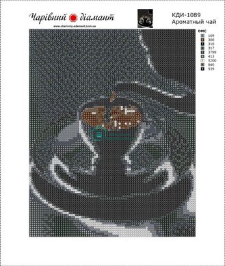 350 грн  Алмазная мозаика КДИ-1089 Набор алмазной вышивки Ароматный чай
