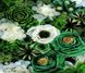 GA0001 Набір алмазної мозаїки на підрамнику Зелені відтінки квітів , 50х50 см