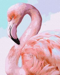 299 грн  Живопись по номерам KHO4397 Картина по номерам Розовый фламинго ©Ira Volkova 40х50 см