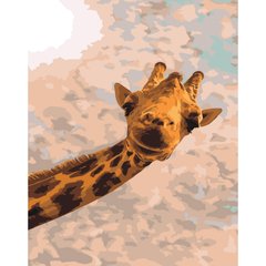 315 грн  Живопис за номерами Набір для розпису по номерах Цікавий жираф, 40х50 см , DY248