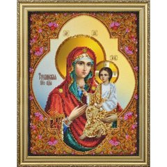 987 грн   Р-377 Тихвинська ікона Божої Матері Набір для вишивки бісером