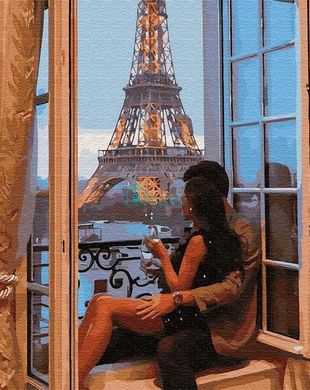 339 грн  Живопис за номерами BK-GX35355 Картина-розмальовка за номерами Побачення в Парижі