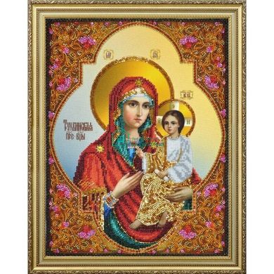 987 грн   Р-377 Тихвинская икона Божьей Матери Набор для вышивки бисером