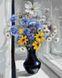 12111-AC Набор-раскраска по номерам Полевые цветы, Без коробки