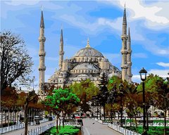 459 грн  Живопись по номерам VP485 Раскраска по номерам Стамбул. Голубая мечеть