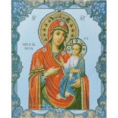 627 грн  Алмазная мозаика Набор для творчества алмазная картина Ікона Казанської Божої Матері, 40х50 см, D0005