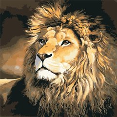 270 грн  Живопись по номерам AS0497 Набор живописи по номерам Гордый лев