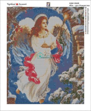 830 грн  Алмазная мозаика КДИ-0668 Набор алмазной вышивки Фея – Дух Рождества
