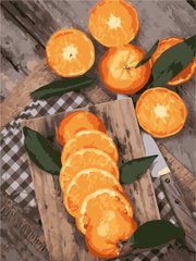 215 грн  Живопись по номерам AS1071 Набор для рисования по номерам Яркий апельсин