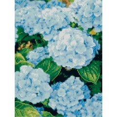 557 грн  Діамантова мозаїка Алмазна картина HX149 Голубі квіти, розміром 30х40 см