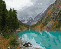 329 грн  Живопись по номерам BK-GX35791 Набор для рисования картины по номерам Озеро в горах