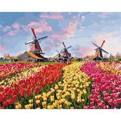 329 грн  Живопись по номерам КНО2224 Раскраска по номерам Красочные тюльпаны Голландии