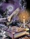 АЛМР-179 Набор алмазной мозаики на подрамнике Магические книги Гарри Поттера, 40*50 см