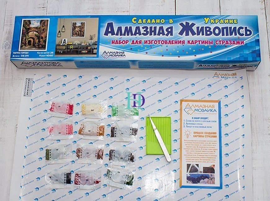 DMP-135 Набір діамантового живопису на підрамнику Півонії в вазі