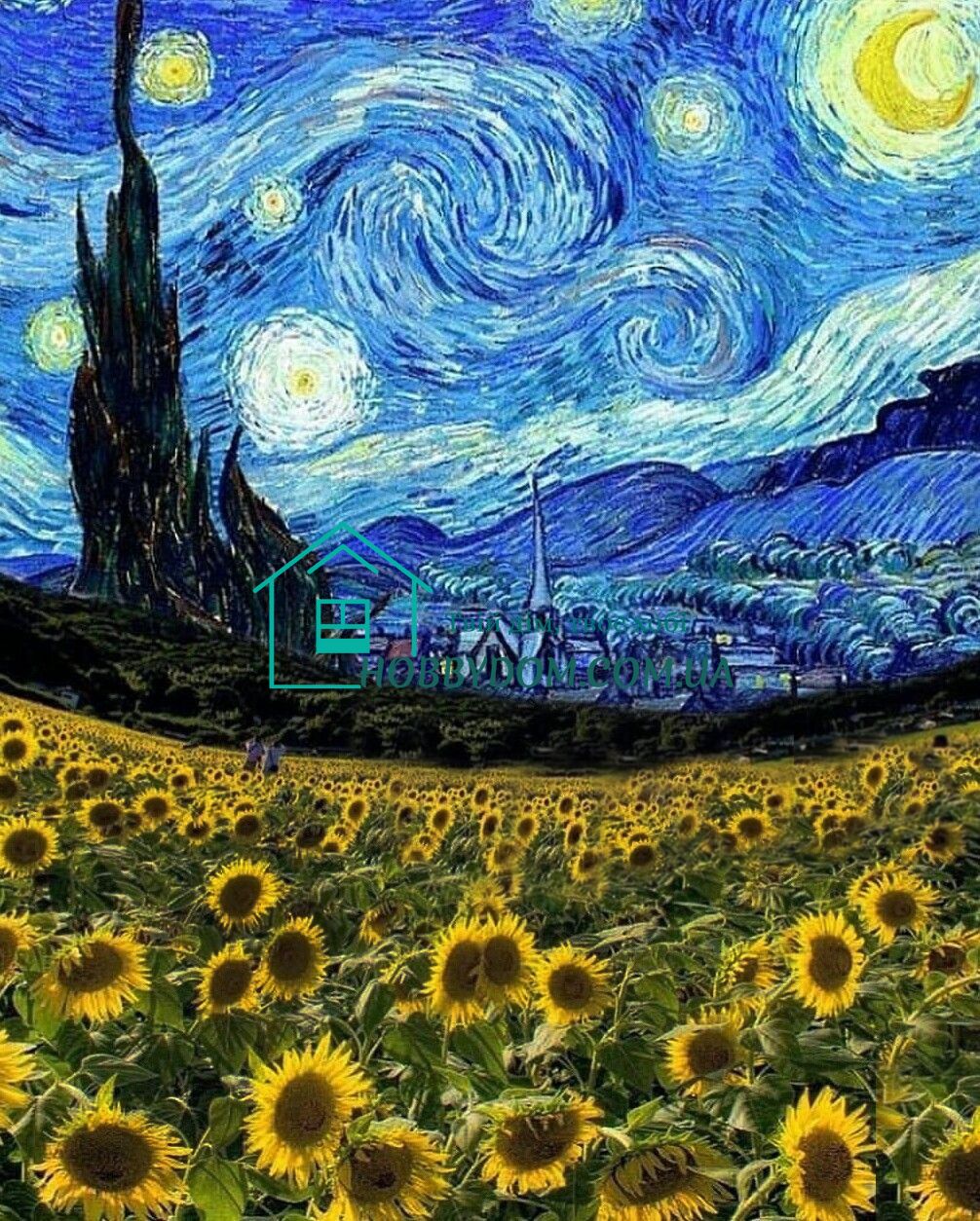 Картина ночь ван. Ван Гог картины. Винсента Ван Гога Звездная ночь. Ван Гог Подсолнухи Звездная ночь. Тоскана Ван Гог.