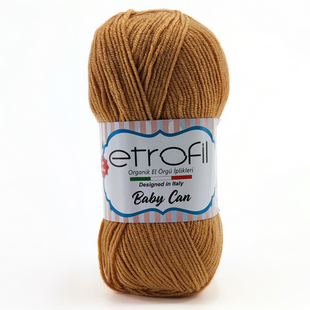 72 грн  Пряжа Пряжа ETROFIL BABY CAN, бежевий 80070