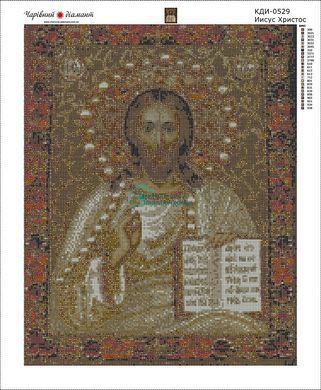 850 грн  Діамантова мозаїка КДИ-0529 Набір діамантової вишивки Ікона Ісус Христос