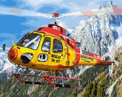 329 грн  Живопись по номерам BK-GX27500 Раскраска по номерам Вертолет в Альпах