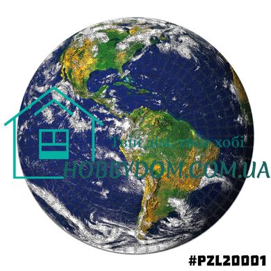 PZL20001 Деревянный Пазл Земля