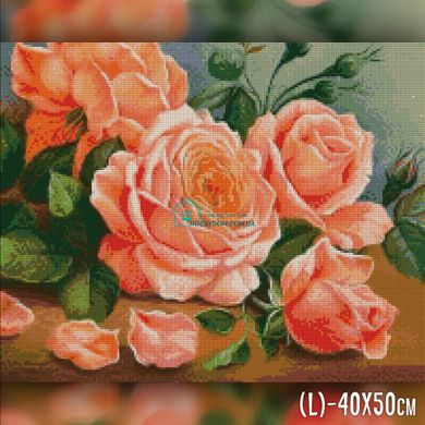 650 грн  Алмазная мозаика TWD10060 Набор алмазной вышивки Розы для любимой