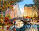 VP1199 Картина-раскраска по номерам Осеннее утро в Нью-Йорке