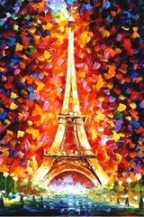 439 грн  Алмазная мозаика TN973 Набор алмазной мозаики на подрамнике Париж, Эйфелева башня