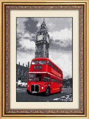 328 грн  Алмазная мозаика 30024 Набор алмазной мозаики Лондонский автобус
