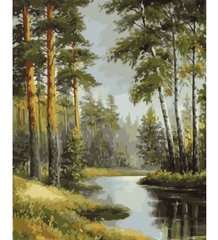 395 грн  Живопис за номерами VA-0312 Картина за номерами Літній ліс