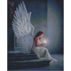557 грн  Діамантова мозаїка Набір для творчості алмазна картина Дівчина-ангел , 30х40 см HX470