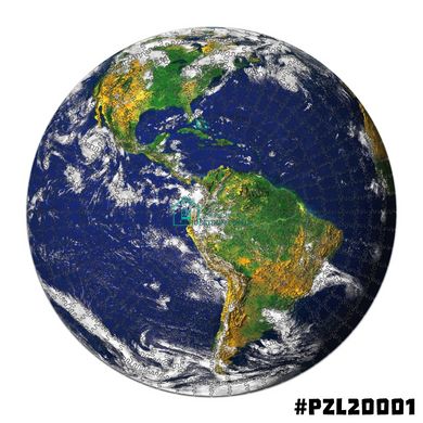 PZL20001L Дерев'яний Пазл Земля