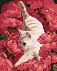 299 грн  Живопись по номерам KHO4347 Картина по номерам Игривая кошка © Kira Corporal 40 x 50 см