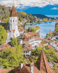 319 грн  Живопис за номерами AS0862 Набір для малювання по номерам Швейцарське місто