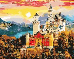 295 грн  Живопис за номерами 10602-AC Картина для малювання за номерами Осінній замок