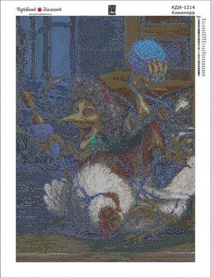 980 грн  Діамантова мозаїка КДИ-1214 Набір діамантової вишивки-мозаїки Оберег для дома – Кикимора