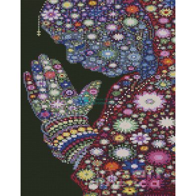 387 грн  Алмазная мозаика Набор для творчества, алмазная картина Звездная молитва 30х40 см, KB062