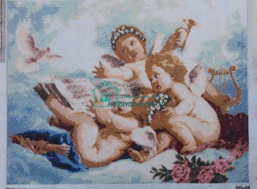 1 220 грн  Діамантова мозаїка DM-110 Набір діамантового живопису Ангели на хмарах