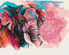 329 грн  Живопись по номерам BK-GX26781 Набор для рисования картины по номерам Индийский слон