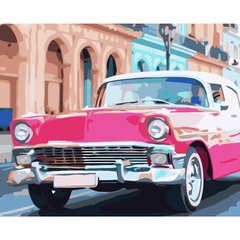 395 грн  Живопись по номерам VA-3198 Набор для рисования по номерам Розовый автомобиль Гавани