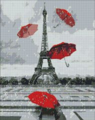 535 грн  Алмазная мозаика Картина из мозаики Любимый Париж, AMO7219, на подрамнике, 40х50 см